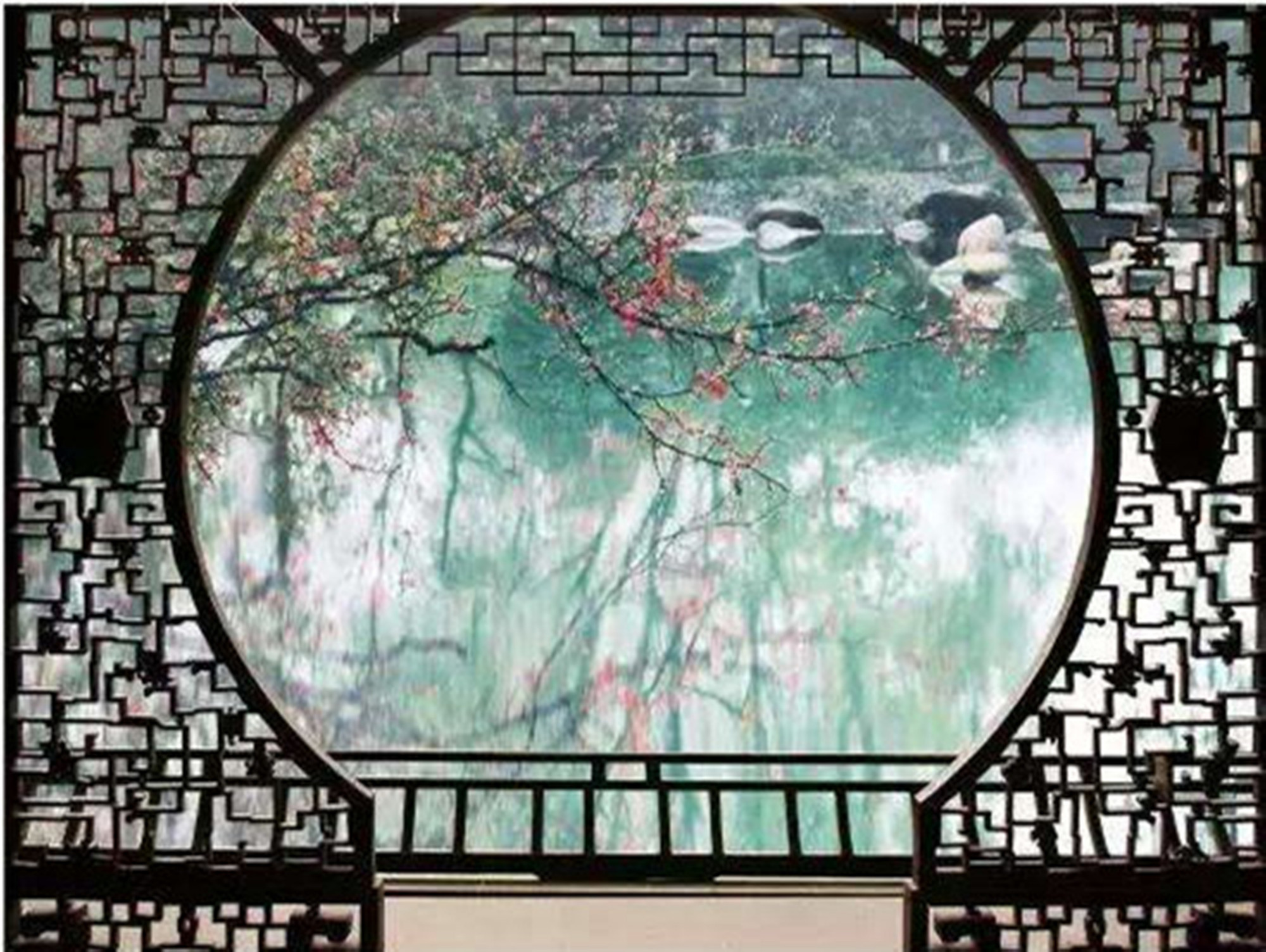 诗情画意里的中式古窗,唯美中国风,诗词