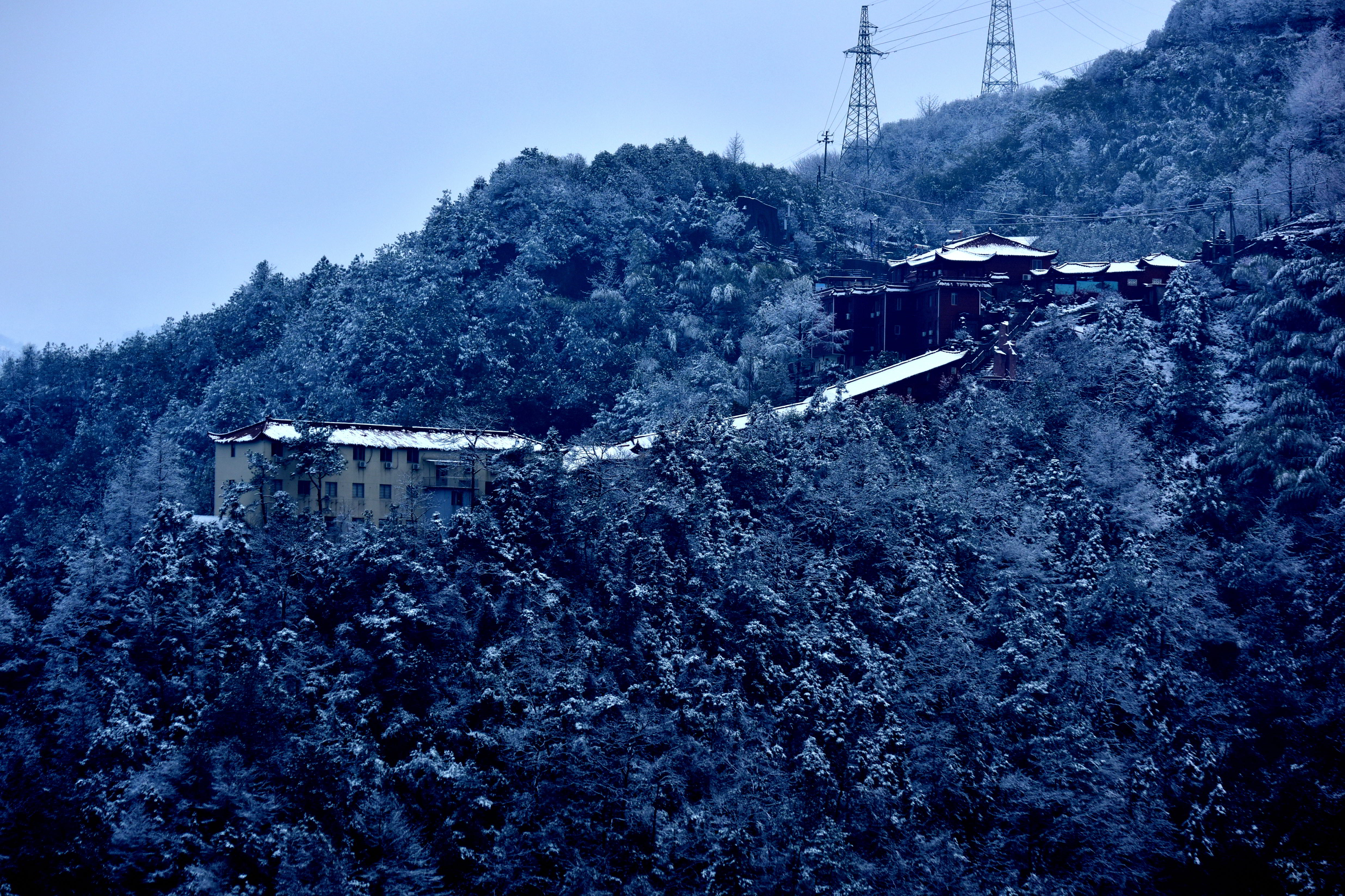 宁波四明山观景台图片