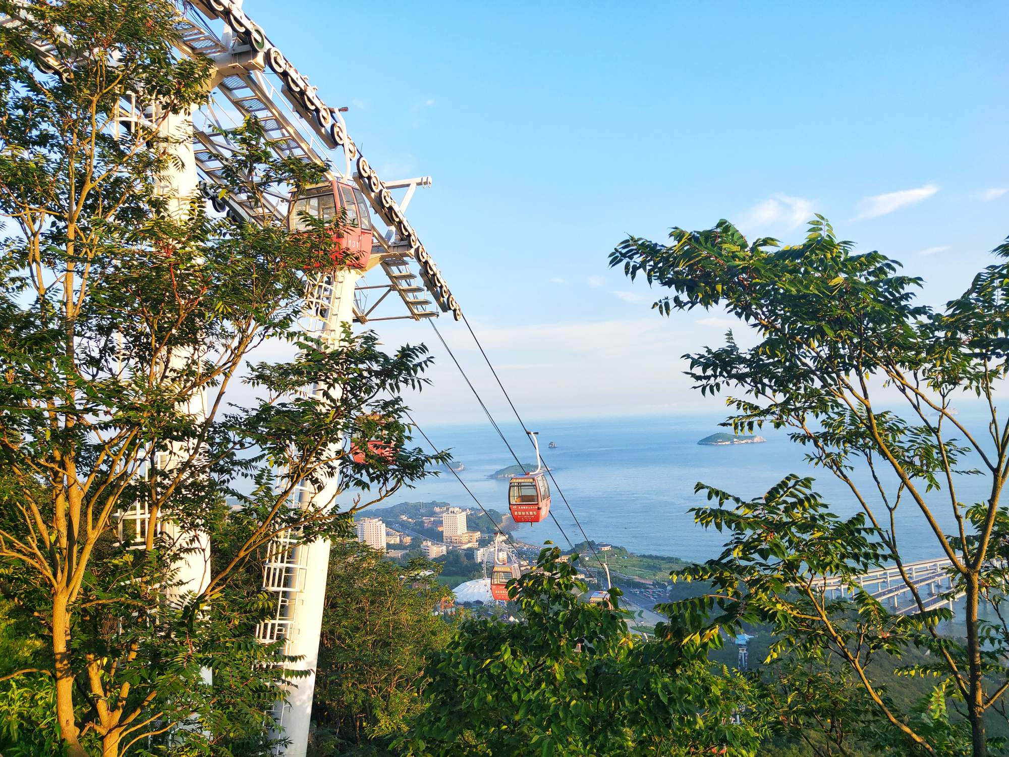 大连莲花山观景台最美风景
