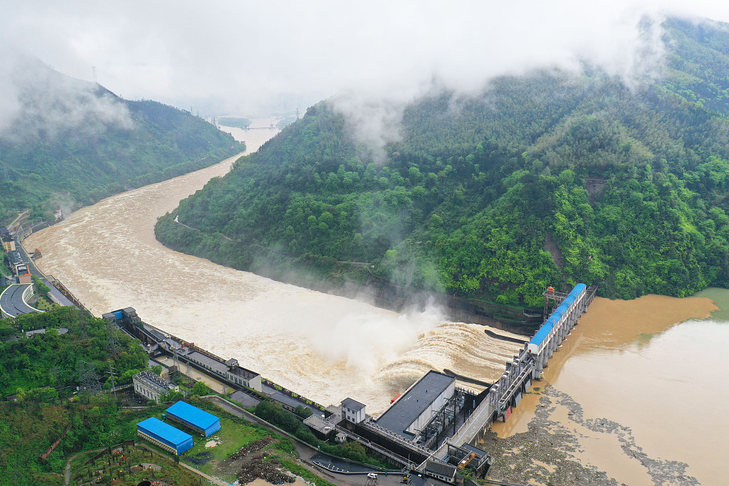 湖南永州:双牌水库开闸泄洪