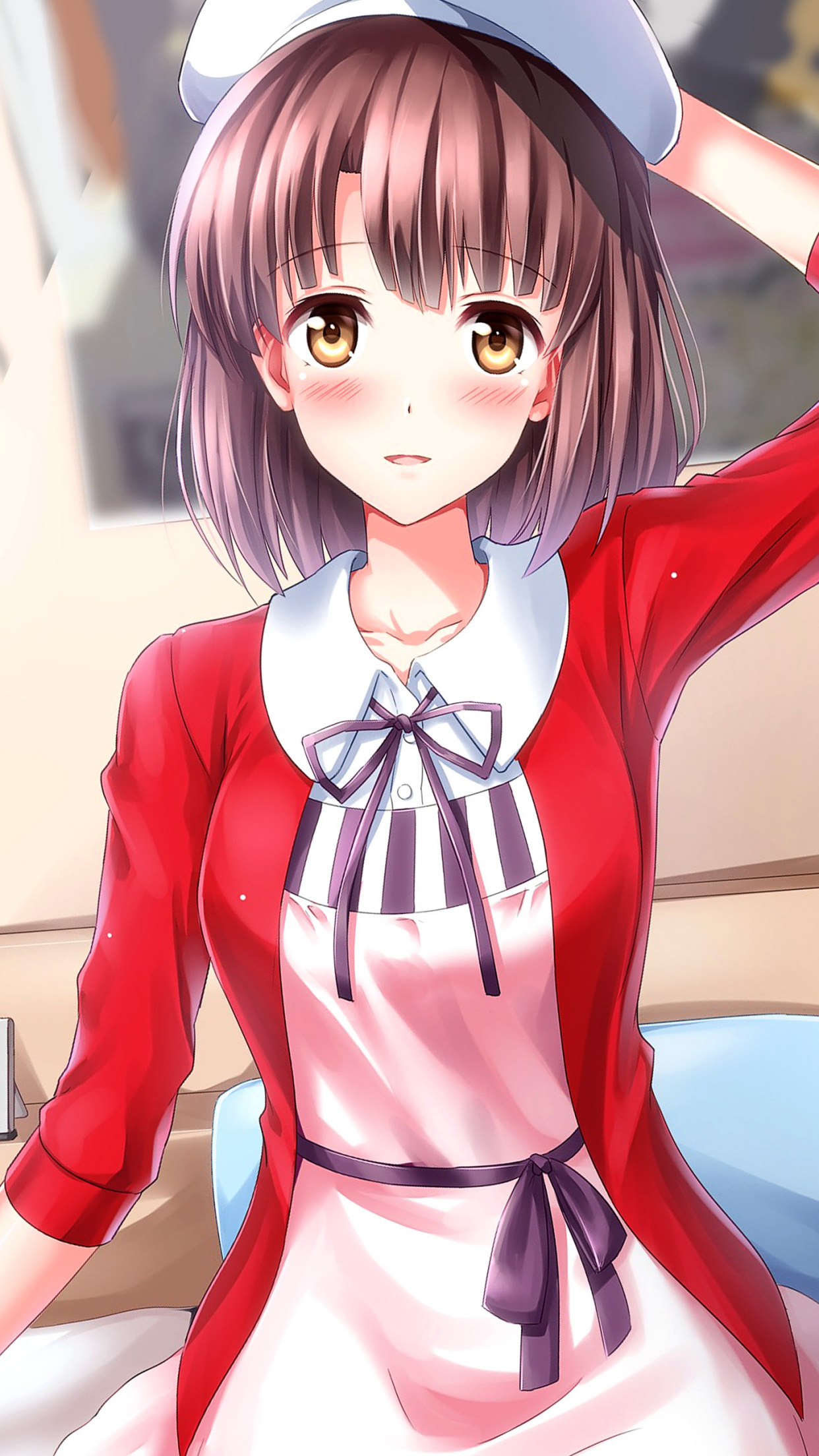 《路人女主的养成方法》动漫壁纸,号称路人王的加藤惠其实很可爱