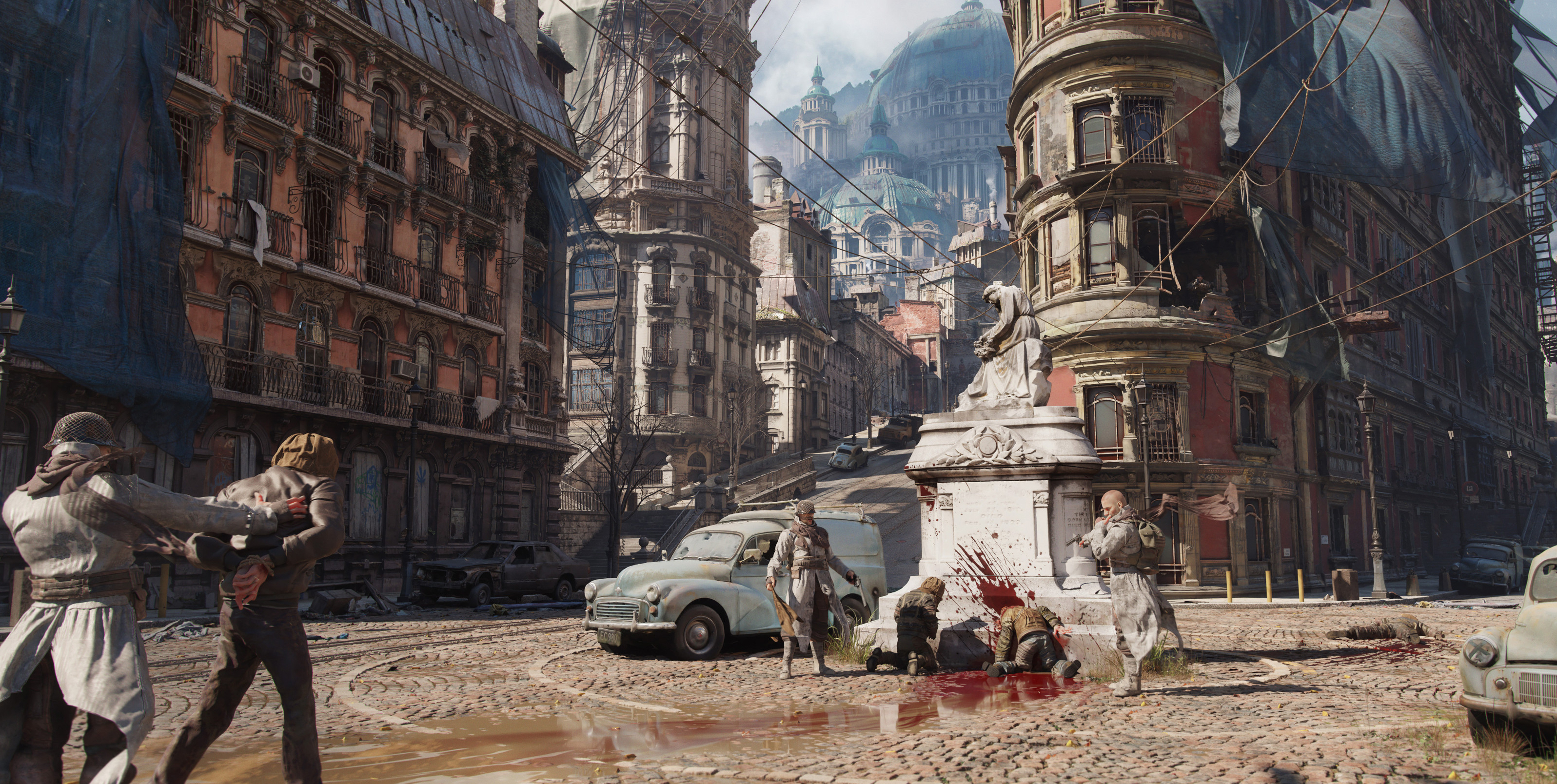 一组欧洲(古典)风格场景插画作品!画风相当细腻