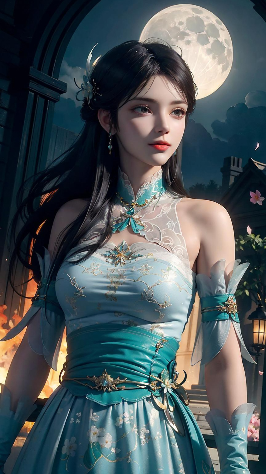 国漫女神|《斗破苍穹》萧薰儿ai高清无水印手机壁纸