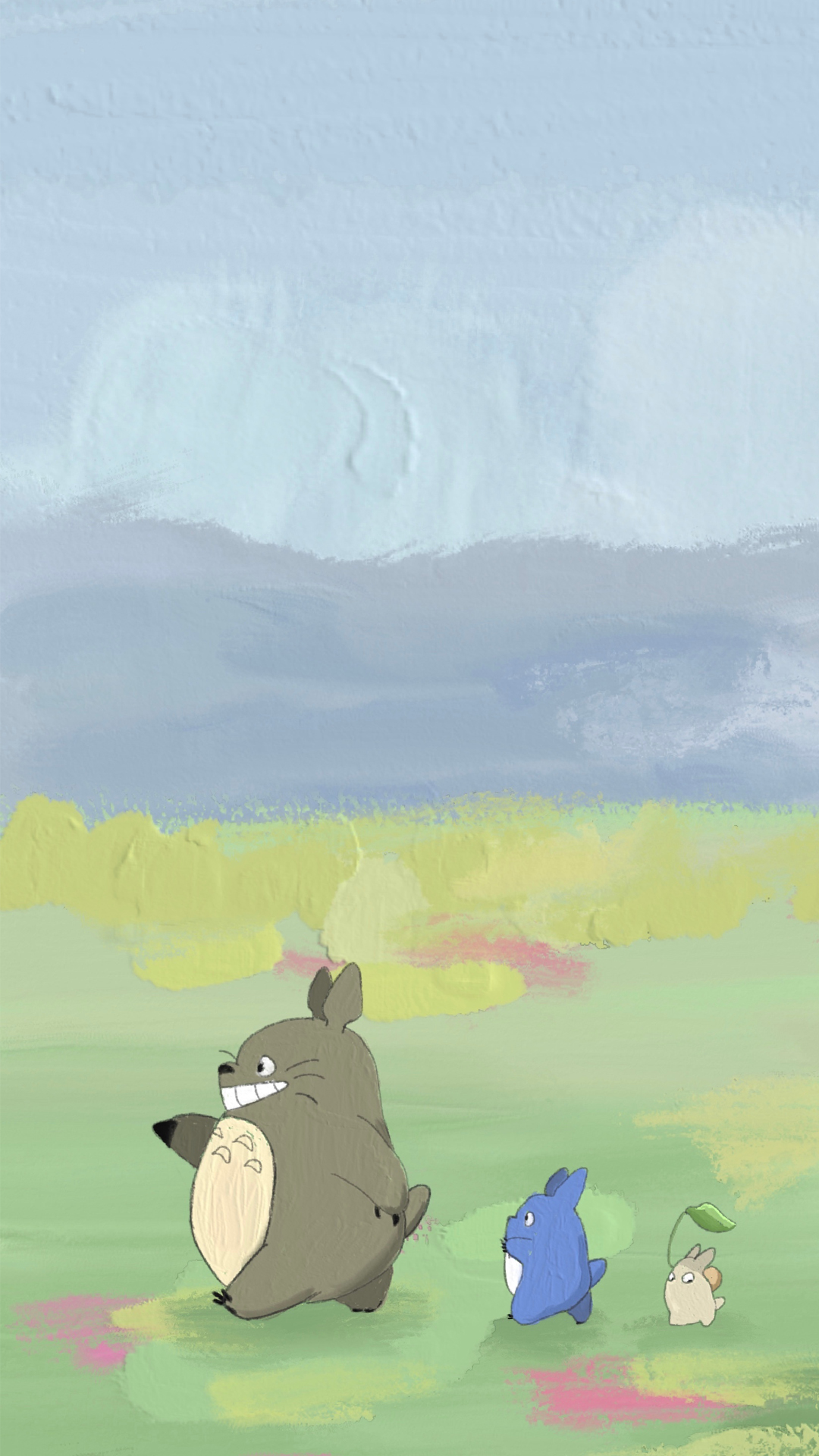 清新油画风插画壁纸,太太太养眼了