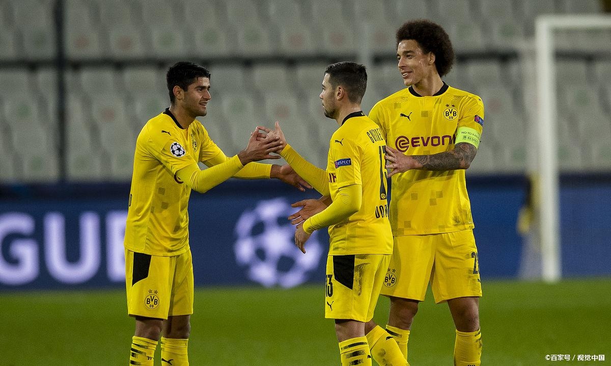 2020-2021赛季欧冠小组赛f组:布鲁日0-3多特蒙德