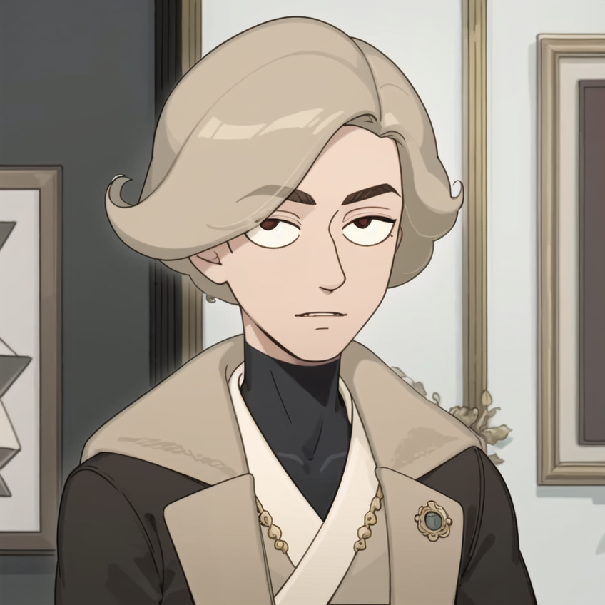 简约画风男生微信头像