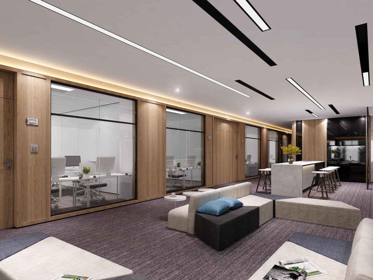 400平loft办公室设计装修