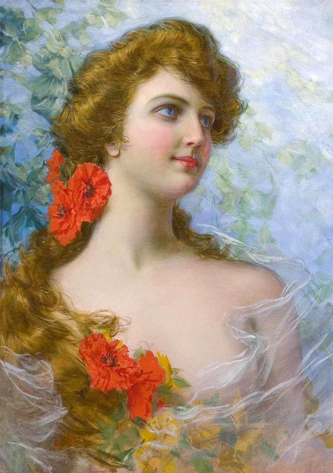 意大利画家佳丽·加埃塔诺(gaetano bellei,1857-1922)作品欣赏