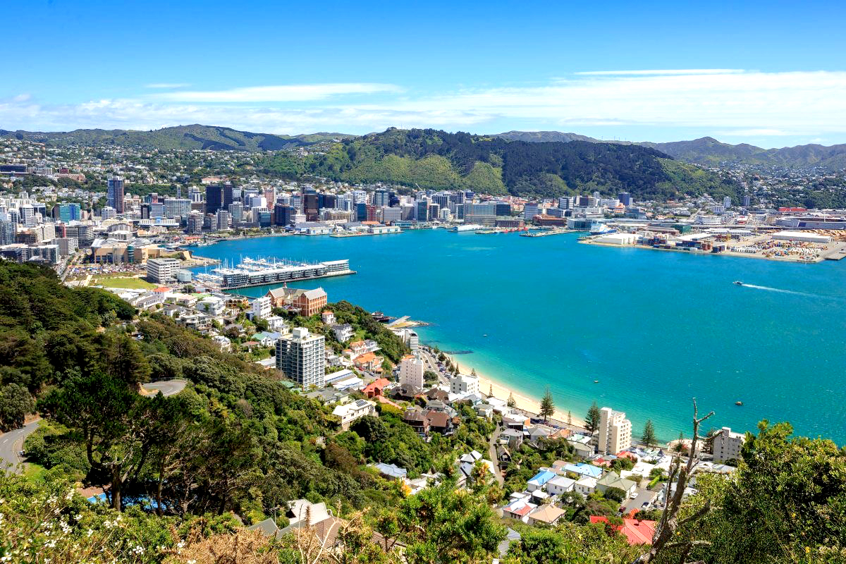 光景美图分享105:惠灵顿(新西兰),景色秀丽充满艺术感的城市