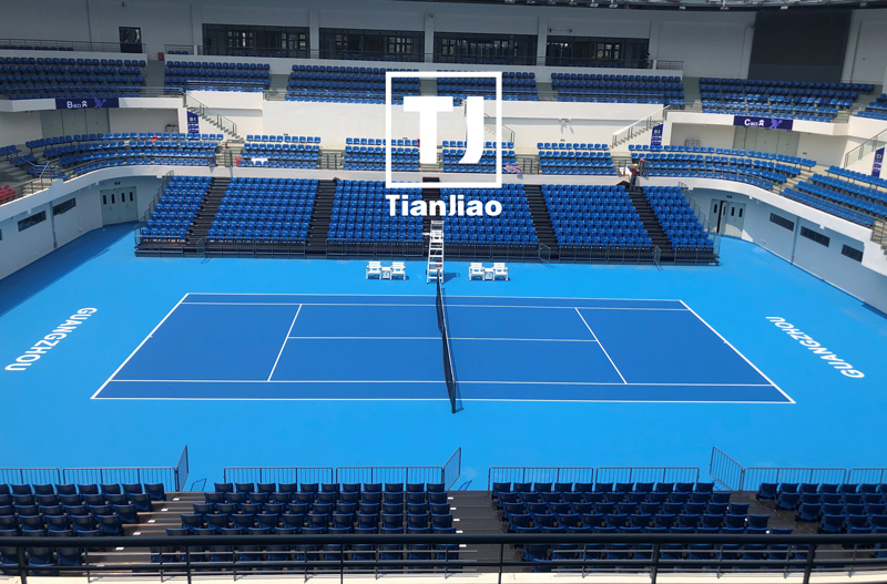 广州天河体育中心_硬地网球场(天骄体育案例)