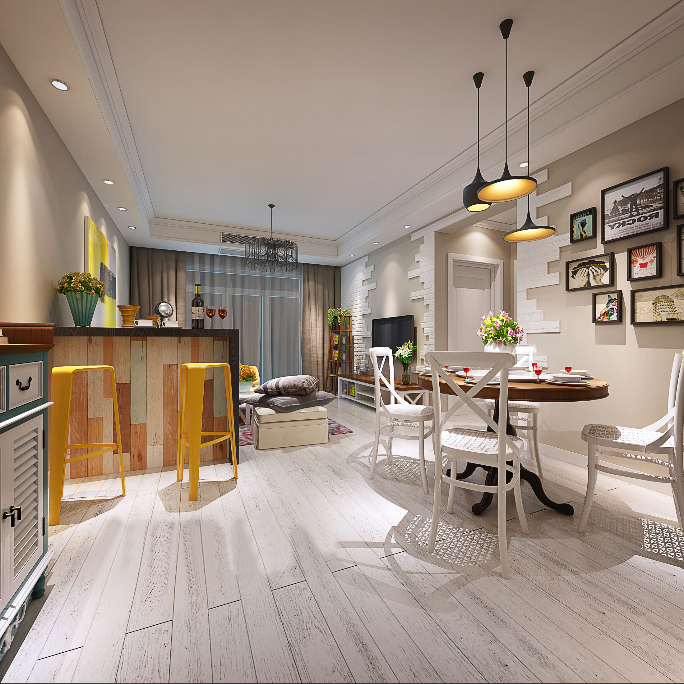 装修公司沈阳后现代装修风格案例