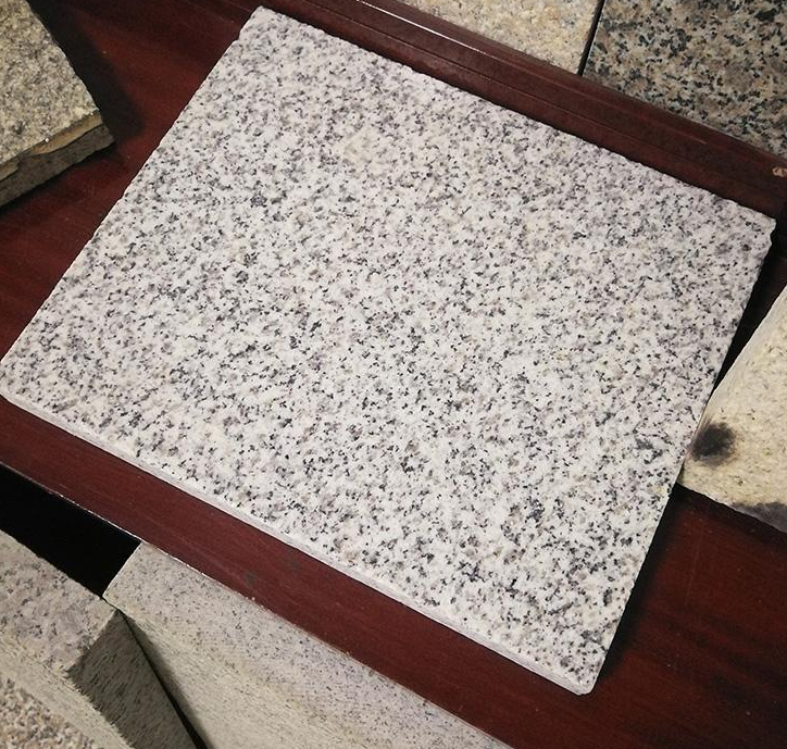 园林石材芝麻白机切面 中俊石材