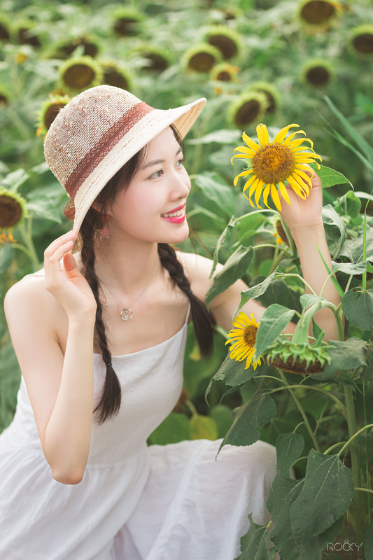 女孩摄影:可爱的笑容