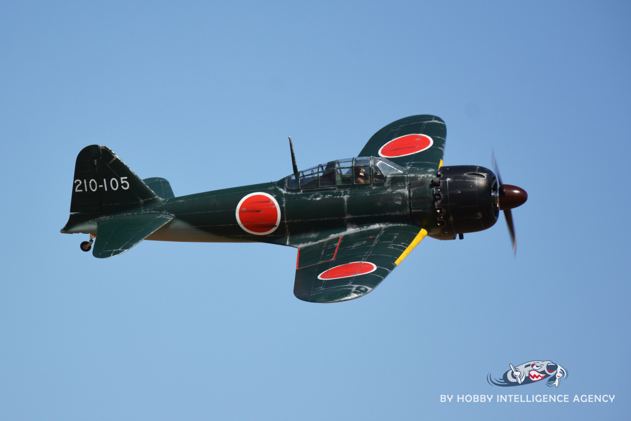 零式战斗机,北京玩家的航模像真机,航模情报局外观旧化