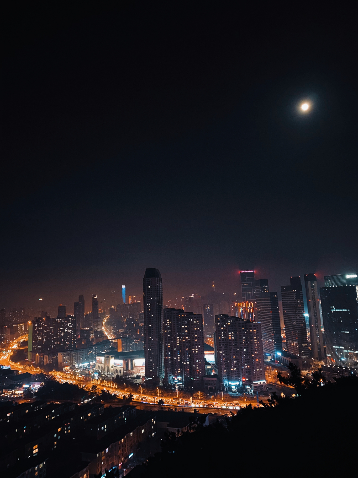 富国公园,看大连最美夜景