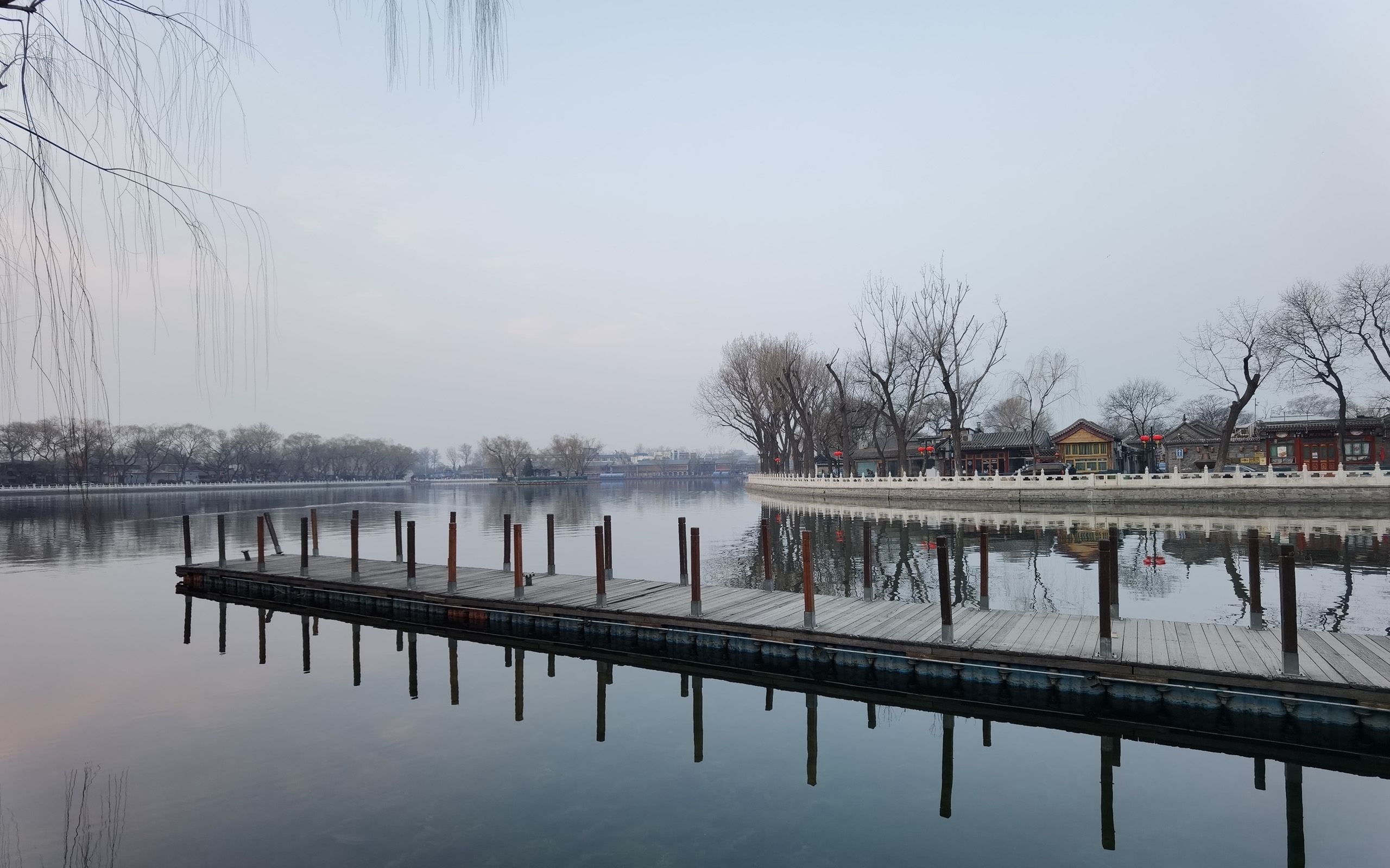 "北京古海港",优美迷人的后海公园