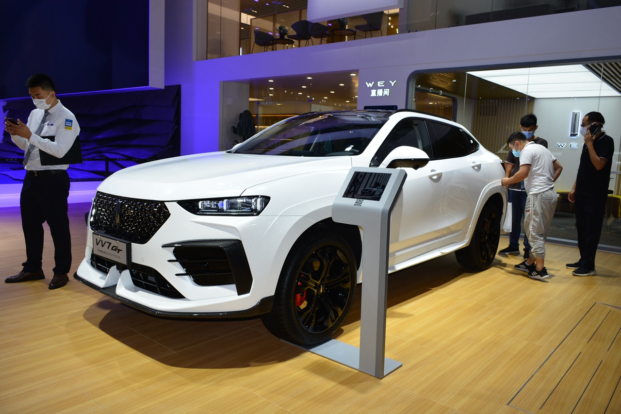 2020成都车展实拍:wey vv7 gt