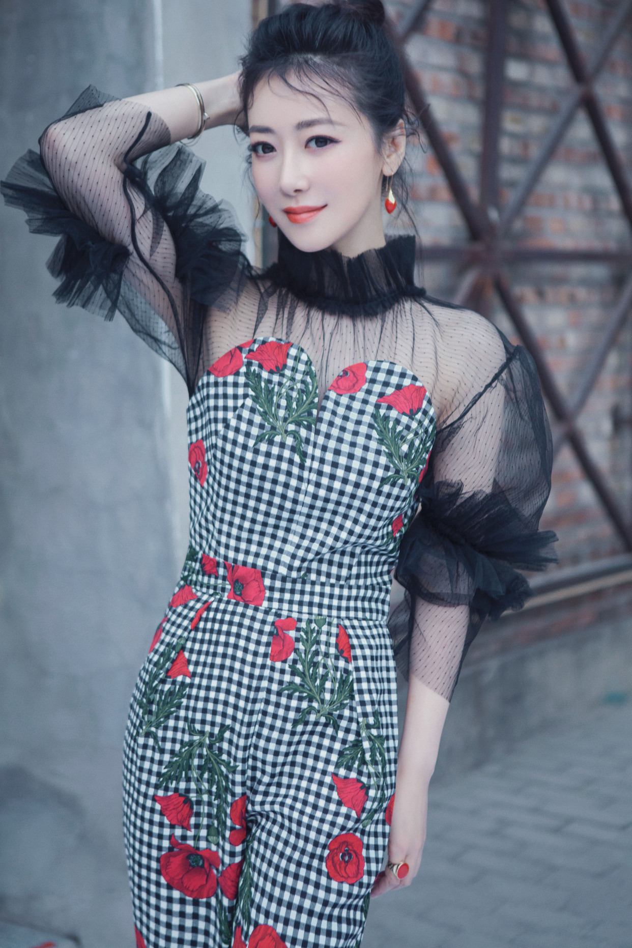 陈紫函美图:花容月貌,明艳动人