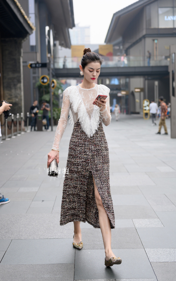 "名媛"范儿穿搭真养眼!高级不俗气,时尚有女人味