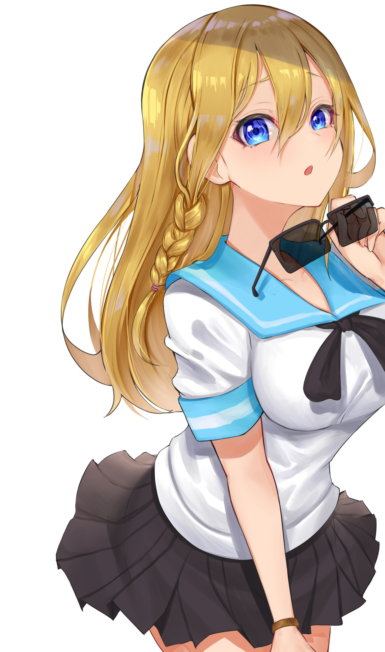 二次元日漫《辉夜大小姐》里可爱的"早坂爱"插画壁纸,收藏吧