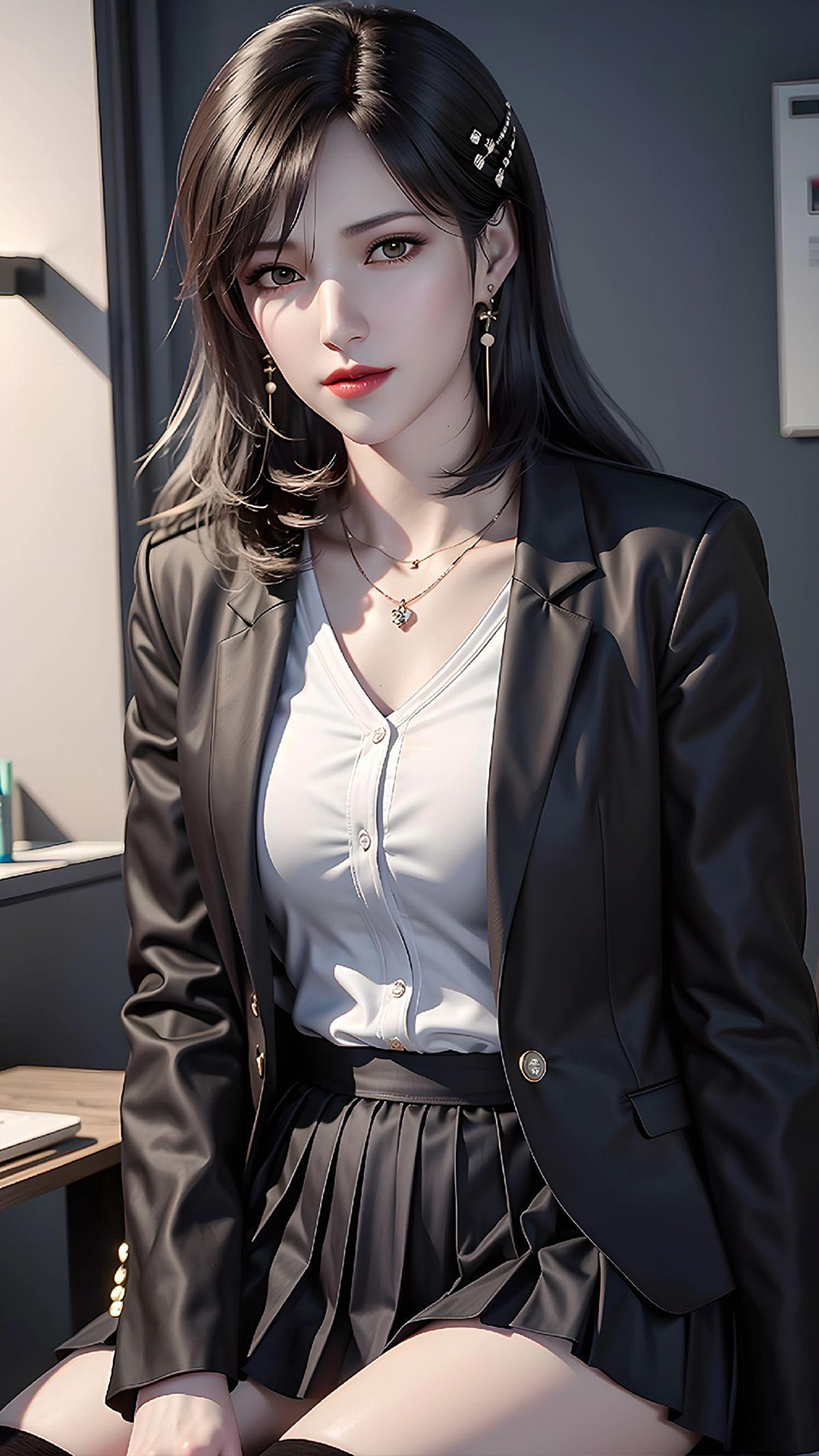 《吞噬星空》徐欣ai高清手机壁纸:徐欣穿上婚纱被杀殉情