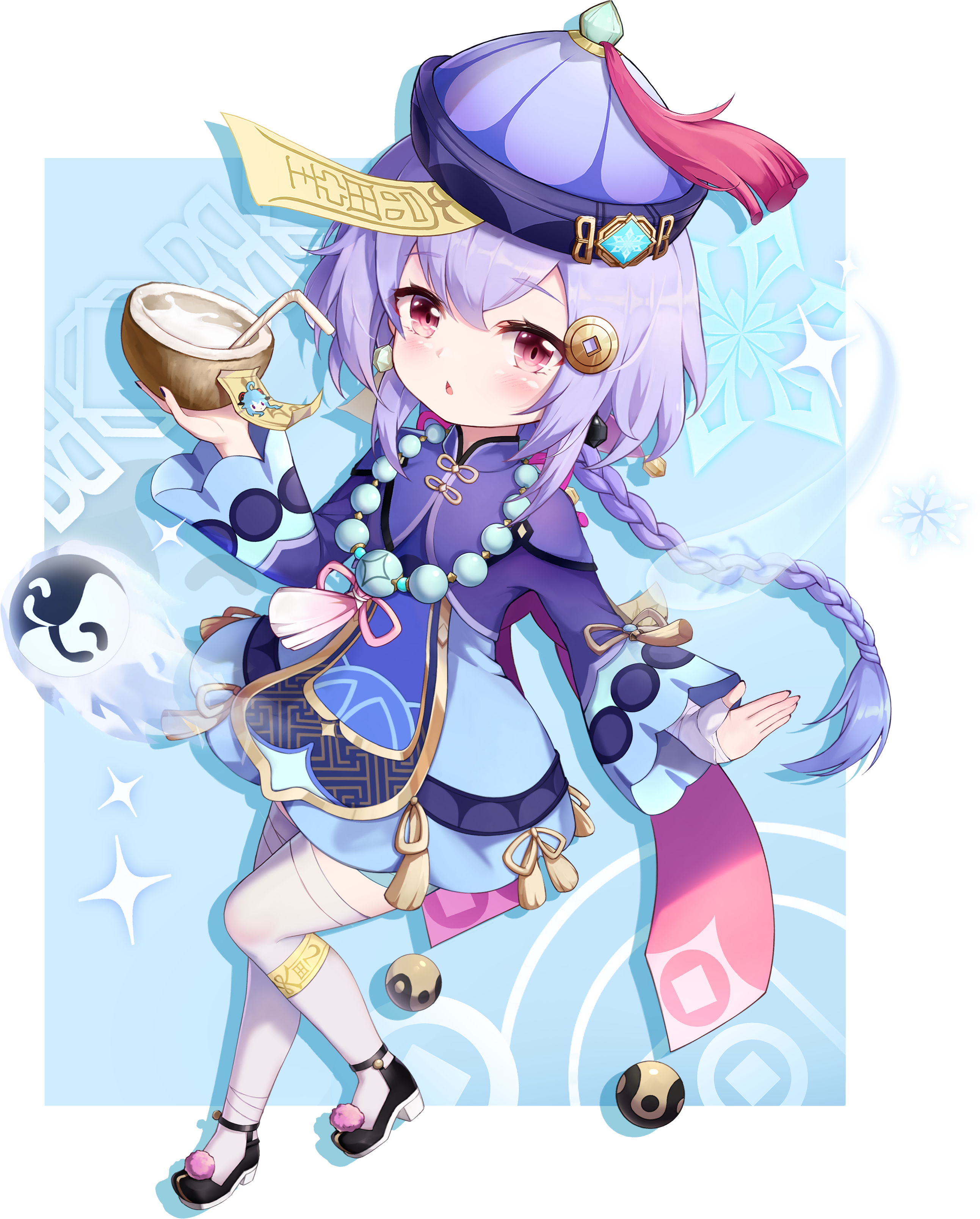 原神耗时超200小时找图58张七七高质量美图壁纸第1期