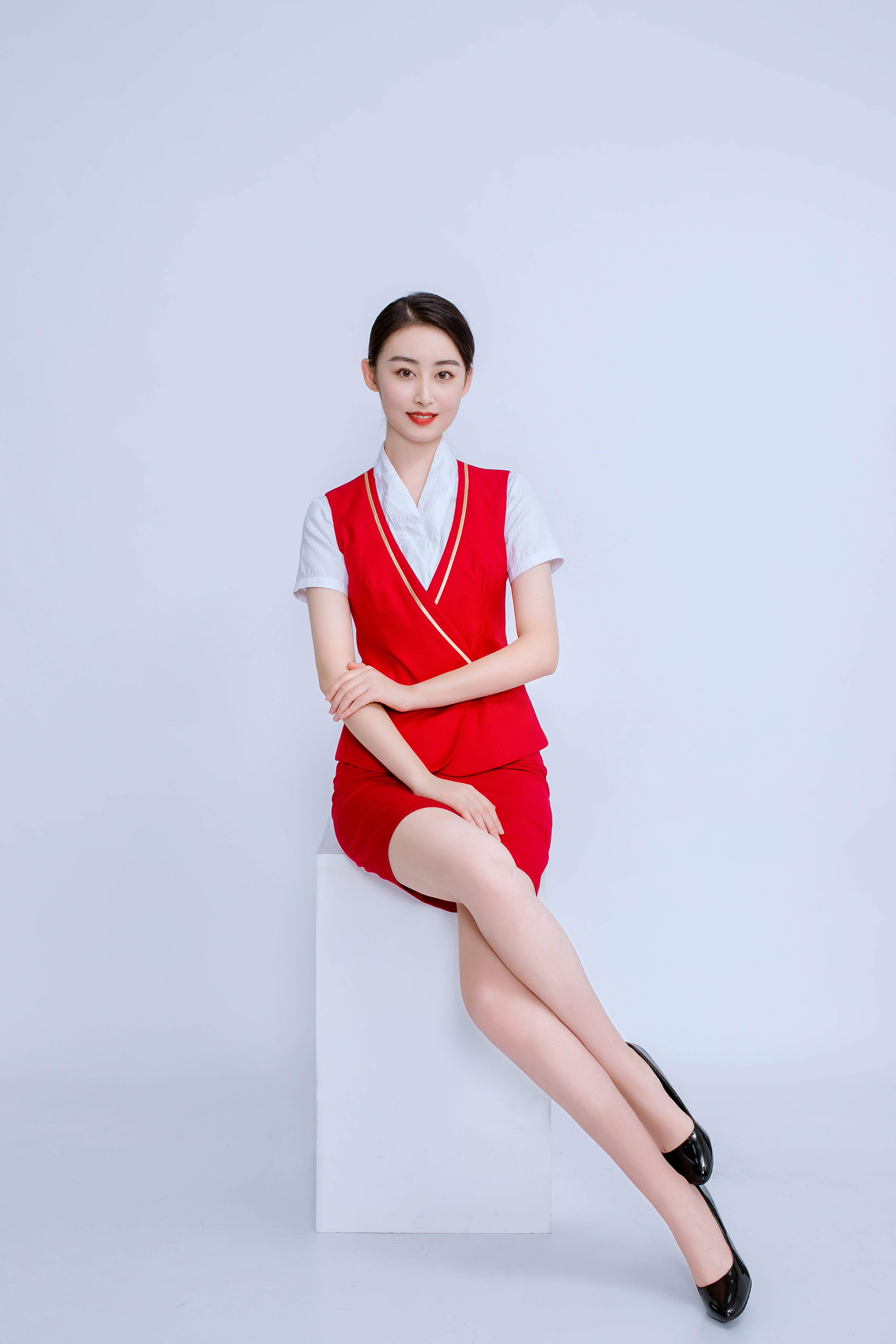 艺考学员群像2_2022空乘专业艺考学员-顶峰空乘培训