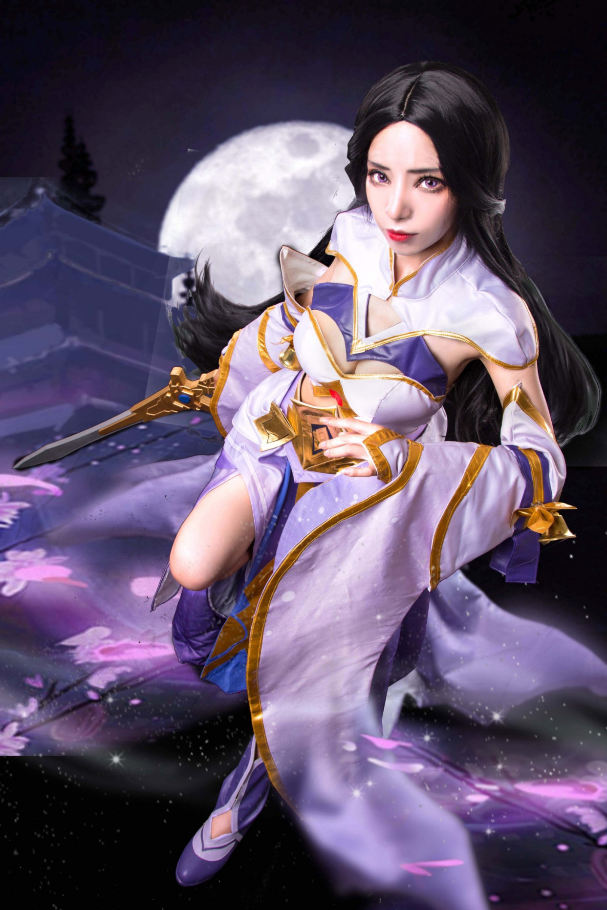 王者荣耀露娜cosplay,你觉得哪个最像呢?