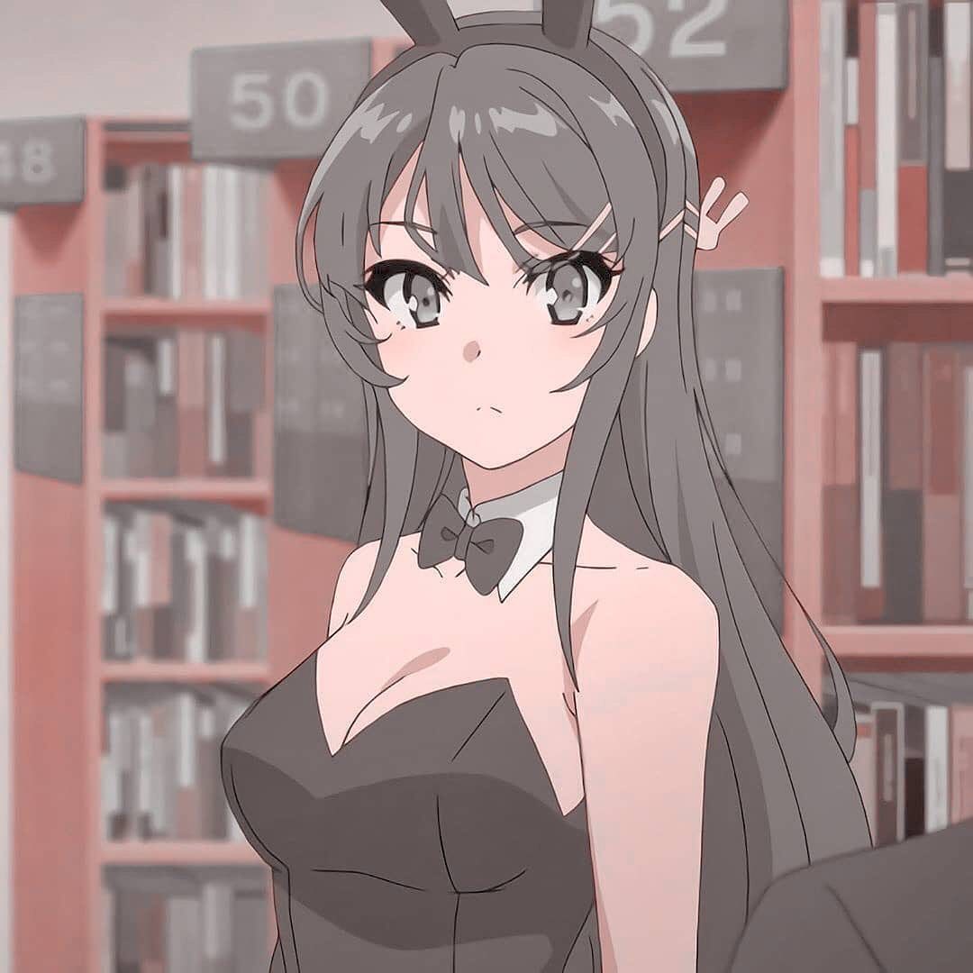 「第71期」动漫女头:樱岛麻衣无水印女生头像