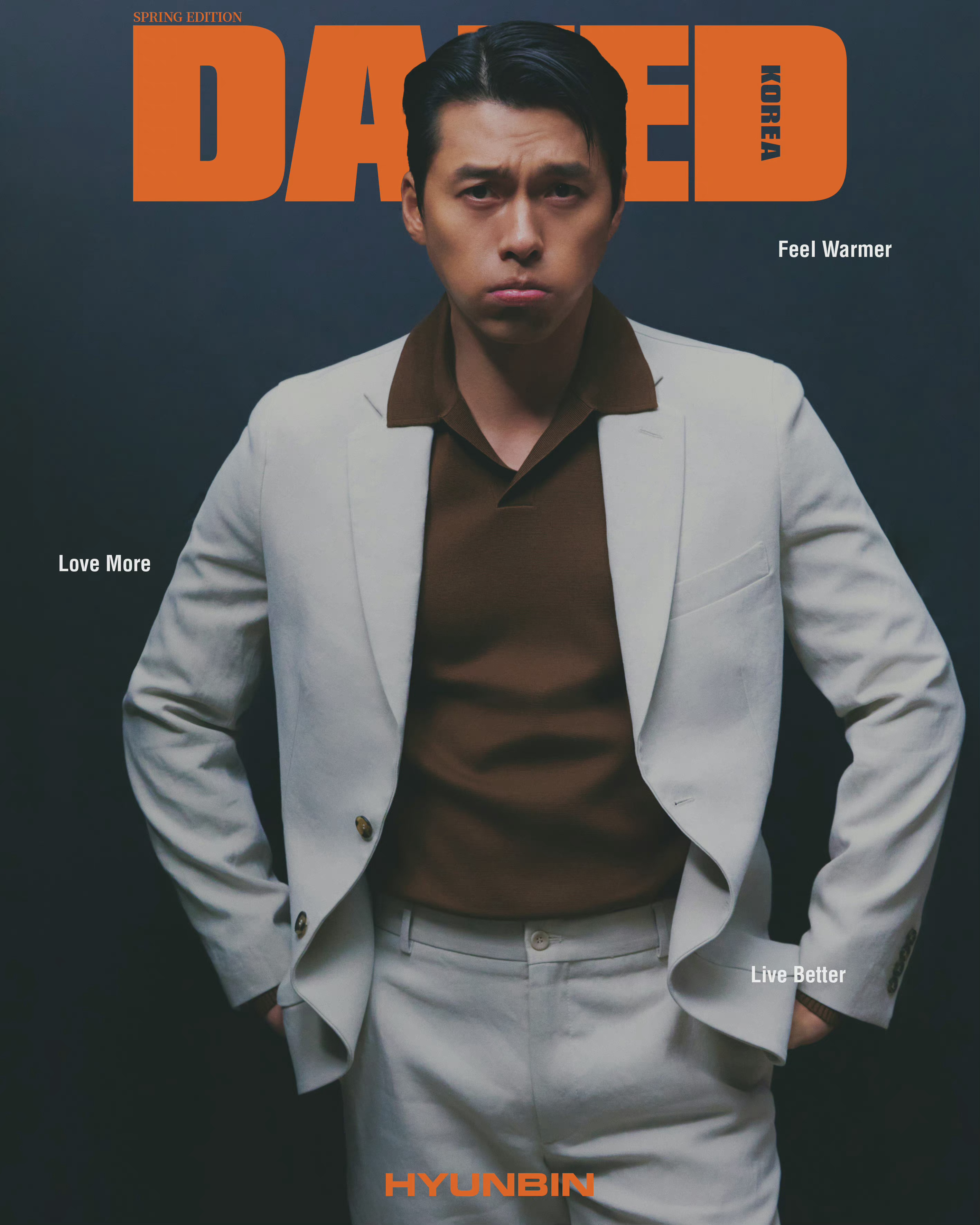 玄彬《dazed》四月刊画报,简约帅气的穿搭,散发着成熟男人魅力