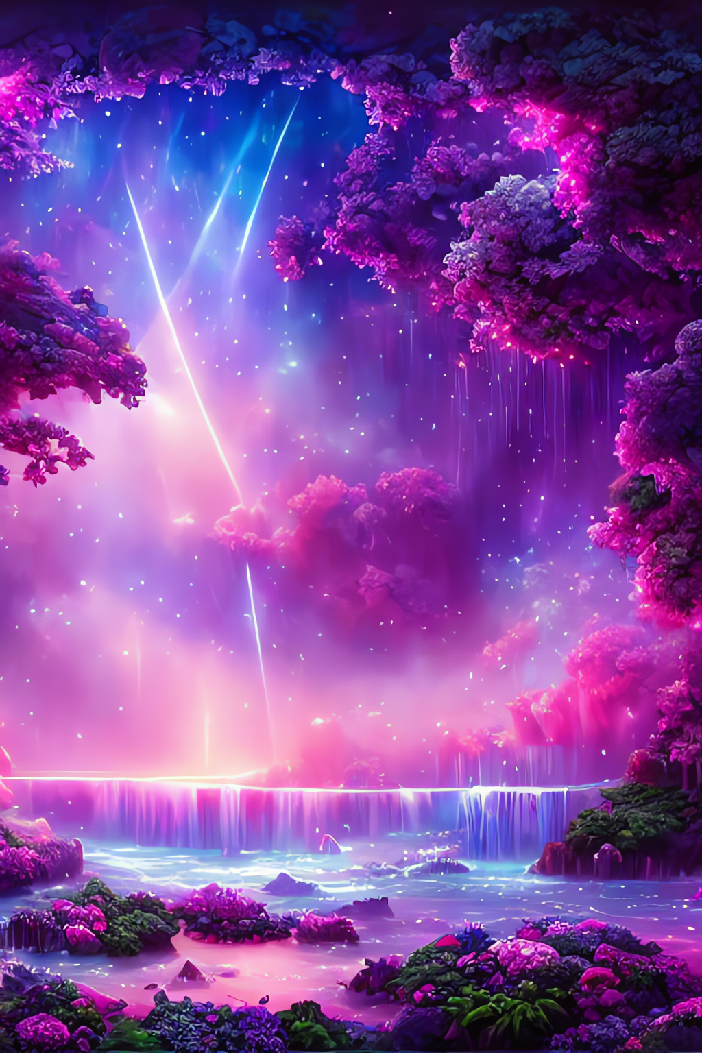 梦幻星空壁纸|ai绘画手机壁纸