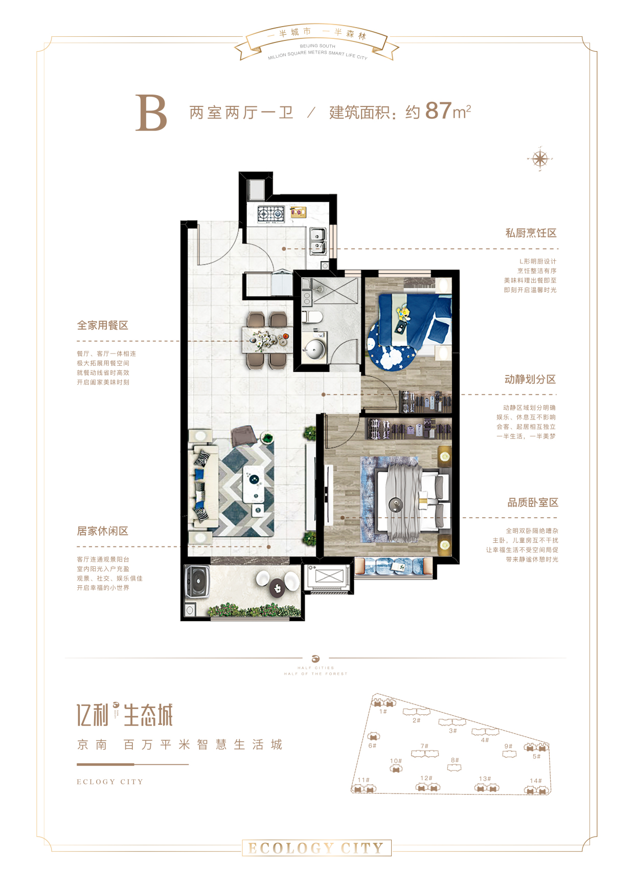 固安亿利生态城户型图