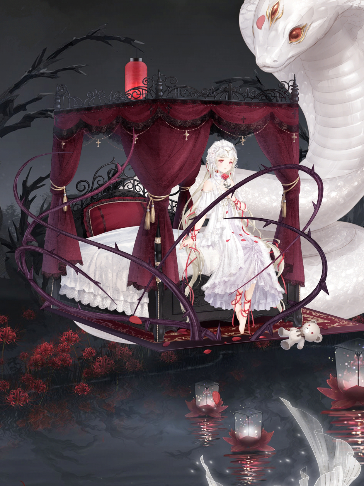 奇迹暖暖:黑夜施下禁锢的黑魔法,乘风而来的女巫踏进了城堡