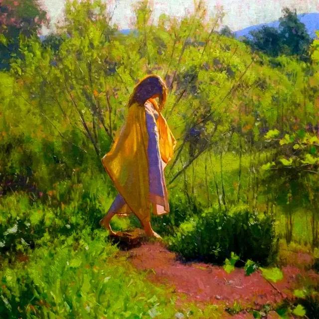 完美的光色:美国艺术家舒尔茨的人物油画作品