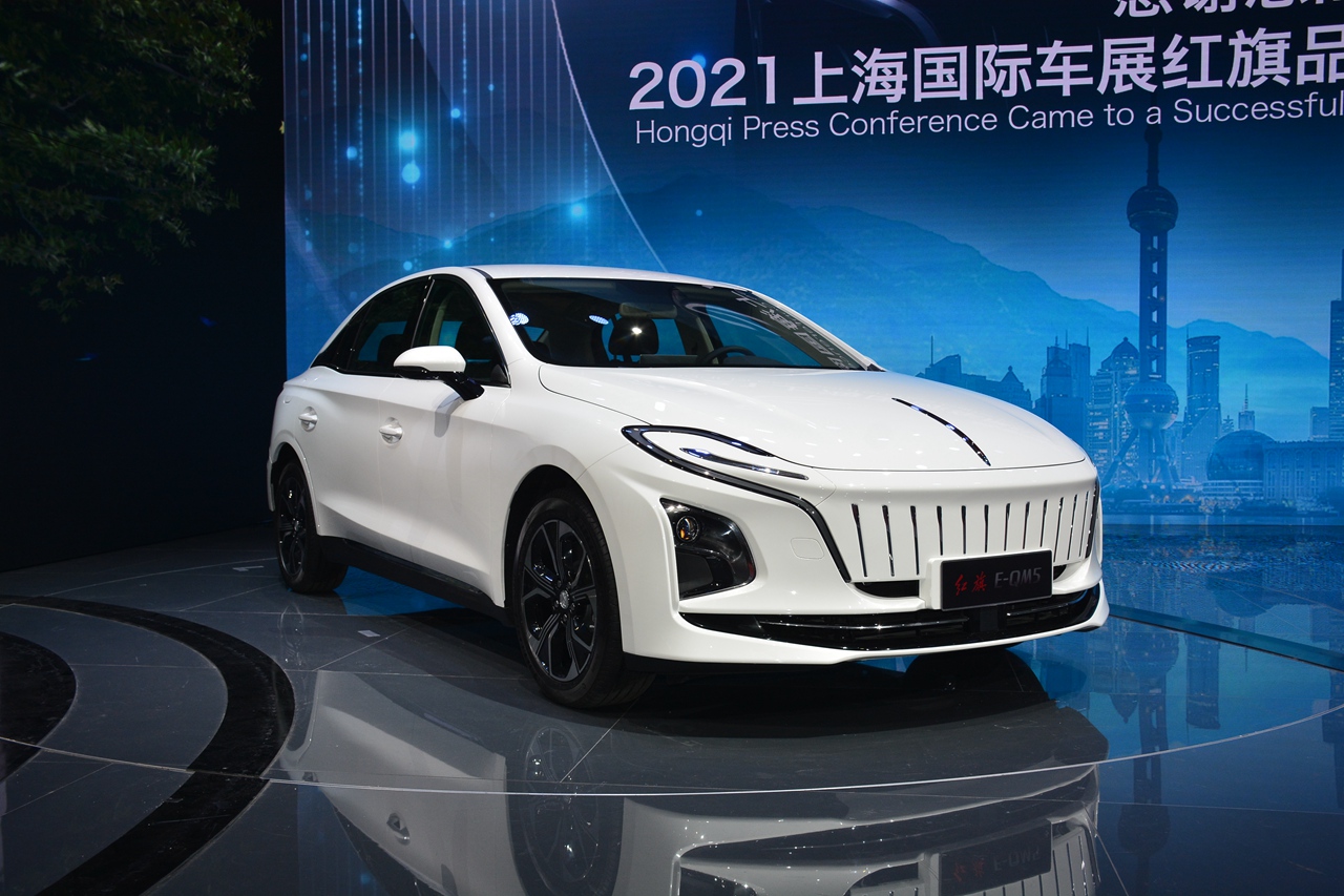 2021上海车展实拍:红旗e-qm5