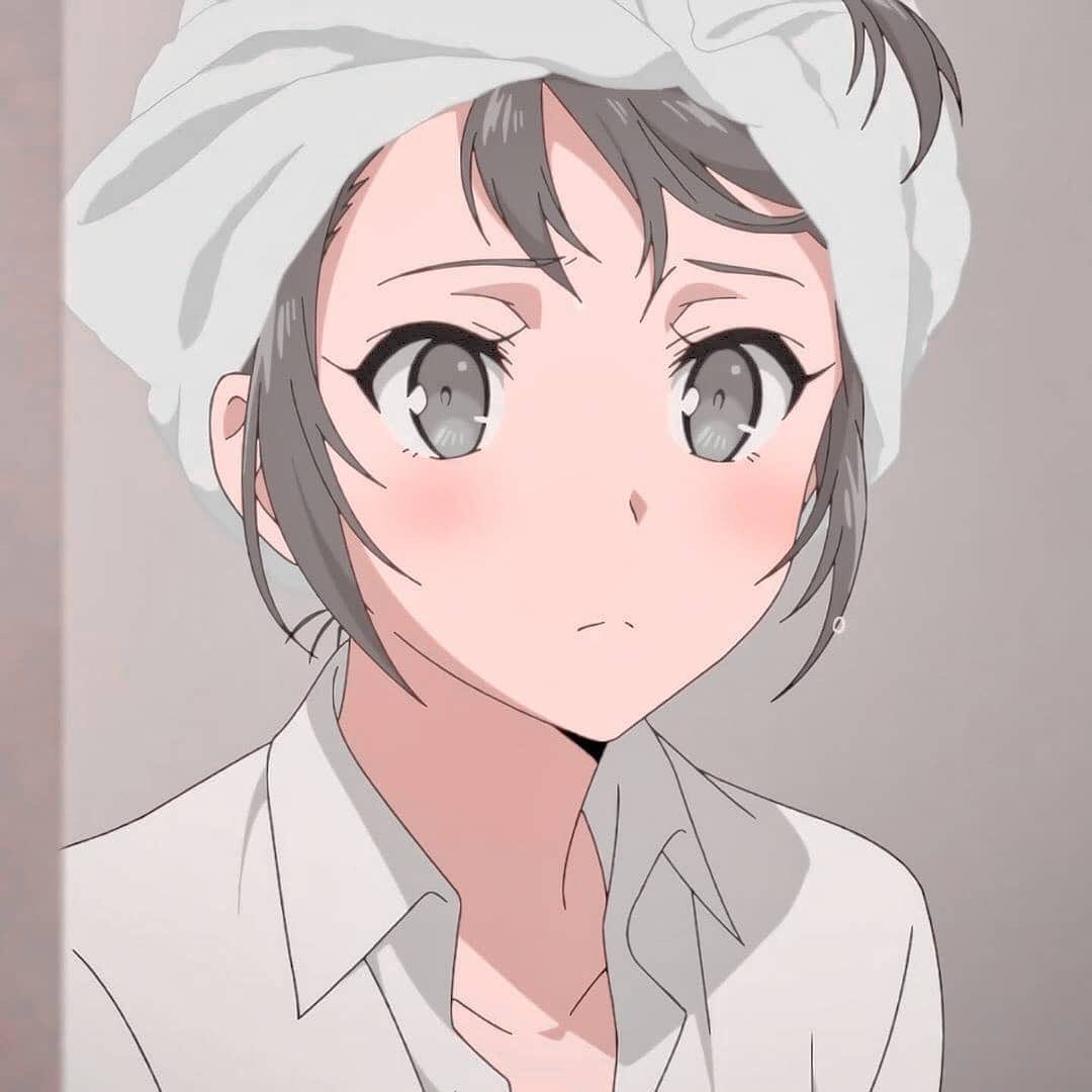 「第71期」动漫女头:樱岛麻衣无水印女生头像