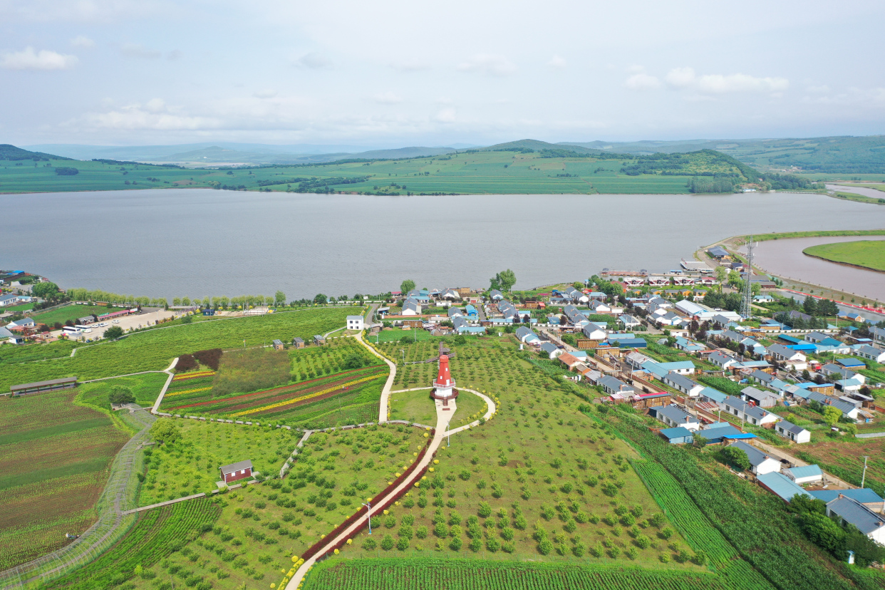 敦化小山村图片