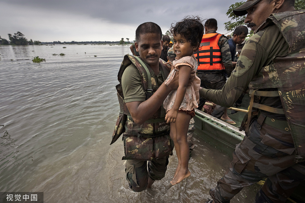 印度阿萨姆邦洪灾又致11人丧生