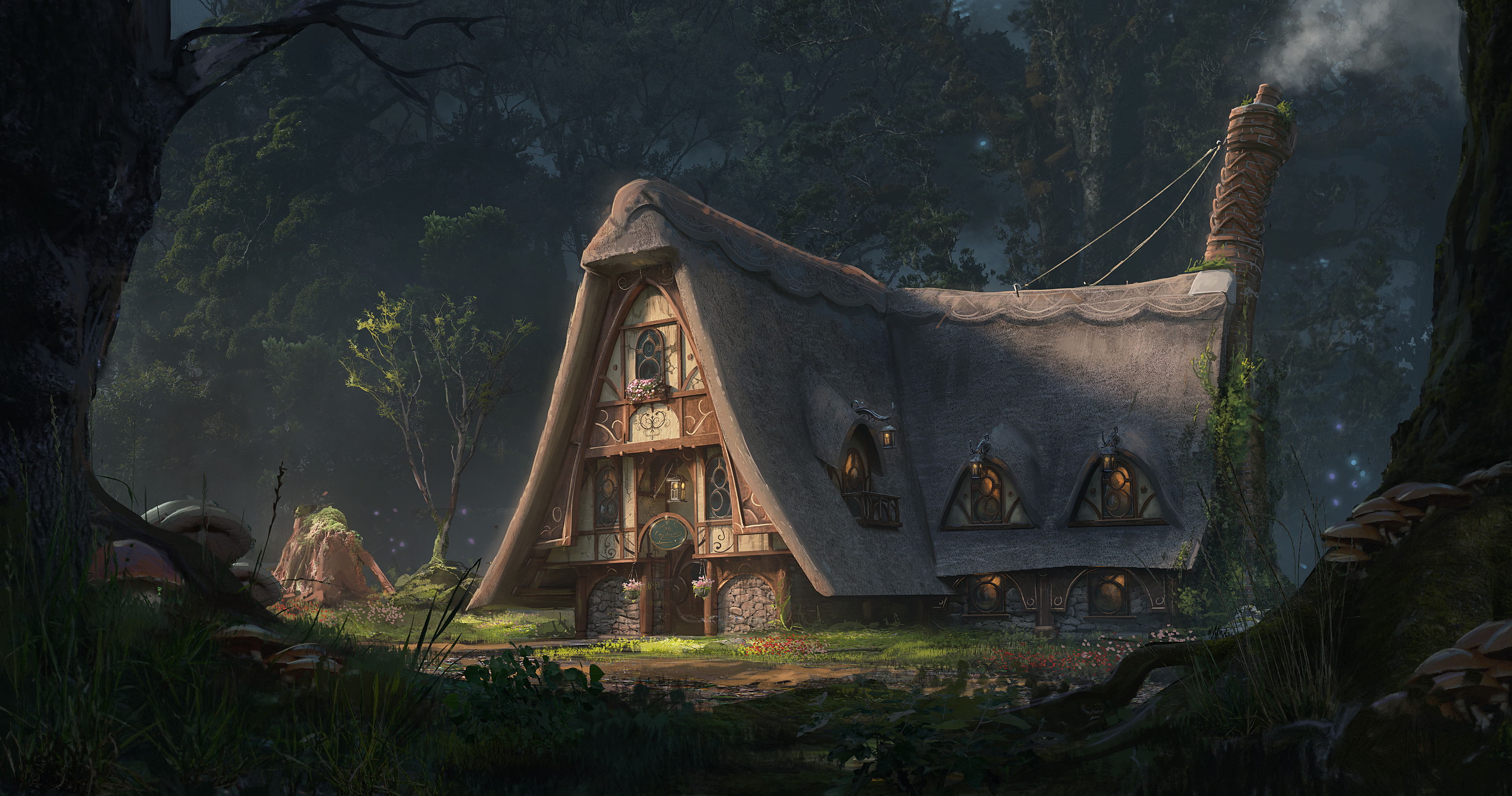 画技和想象力兼有的一组"概念场景"插画作品!很有欣赏价值