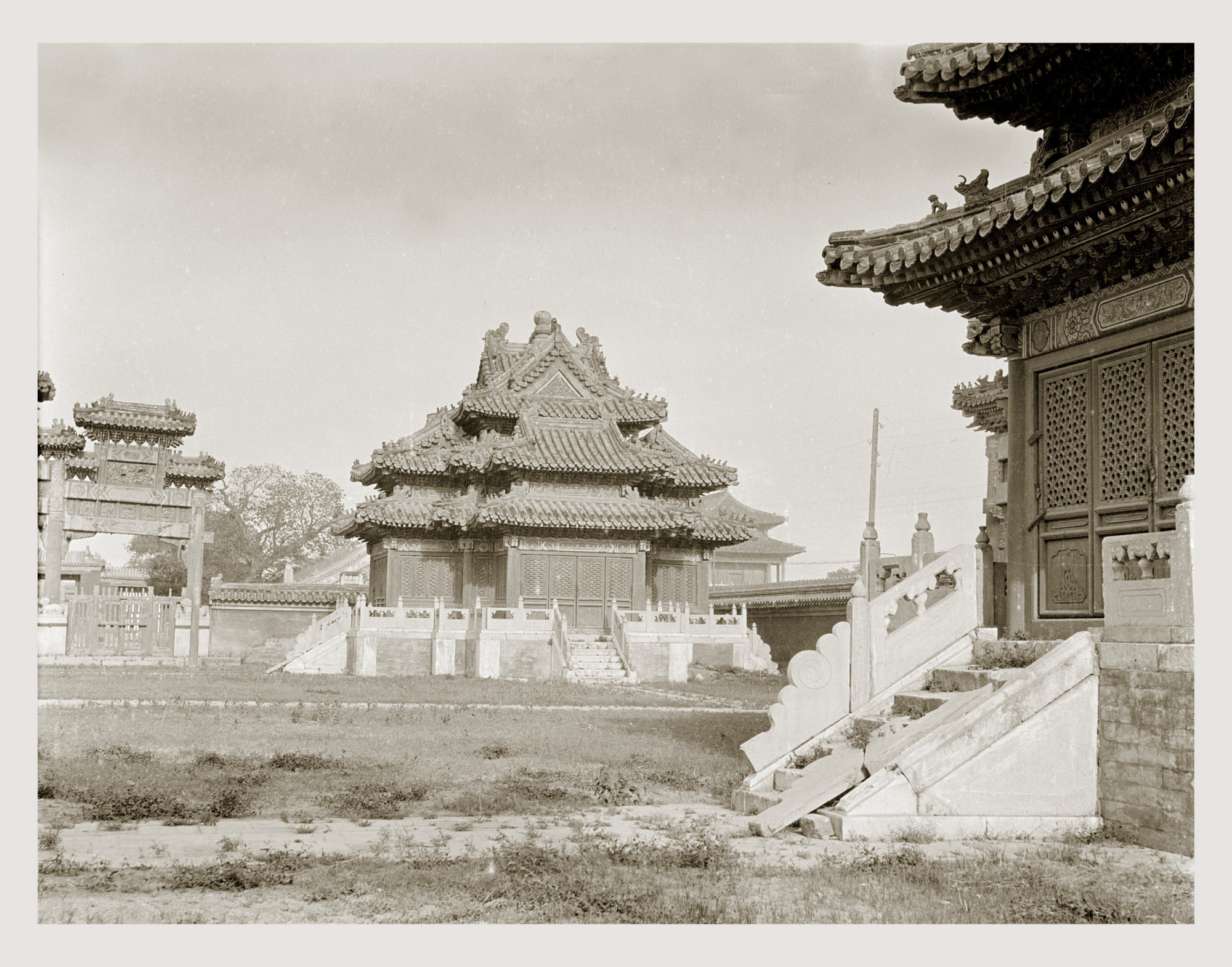 1930年代北京北海公园老照片