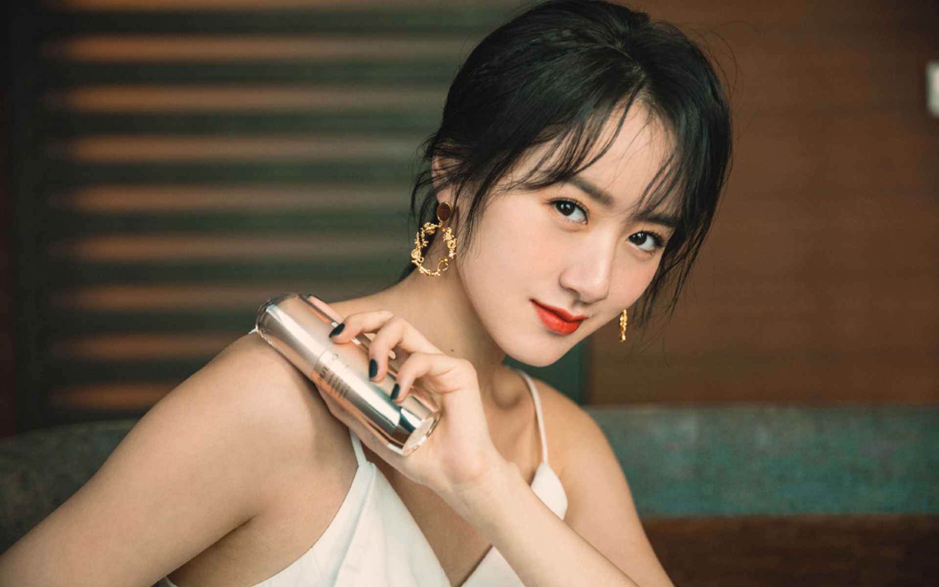 高清无水印,美女明星袁冰妍桌面壁纸