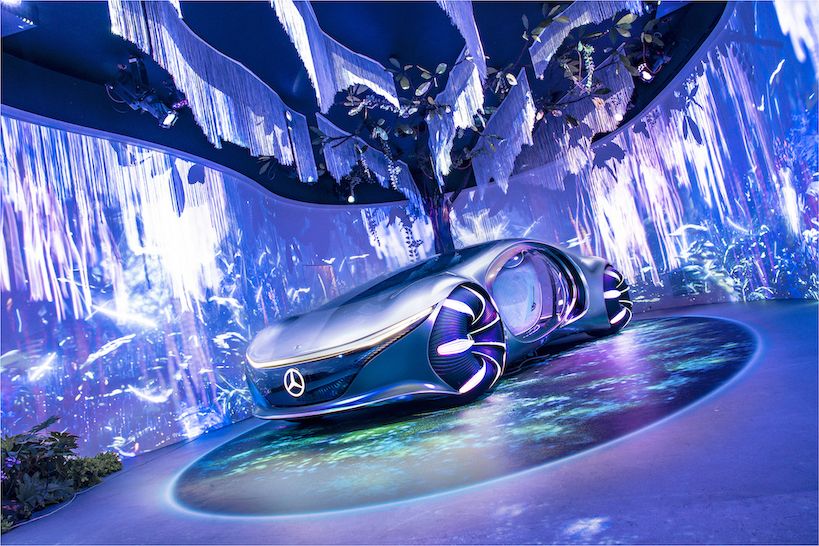 奔驰"阿凡达"电动概念车亮相