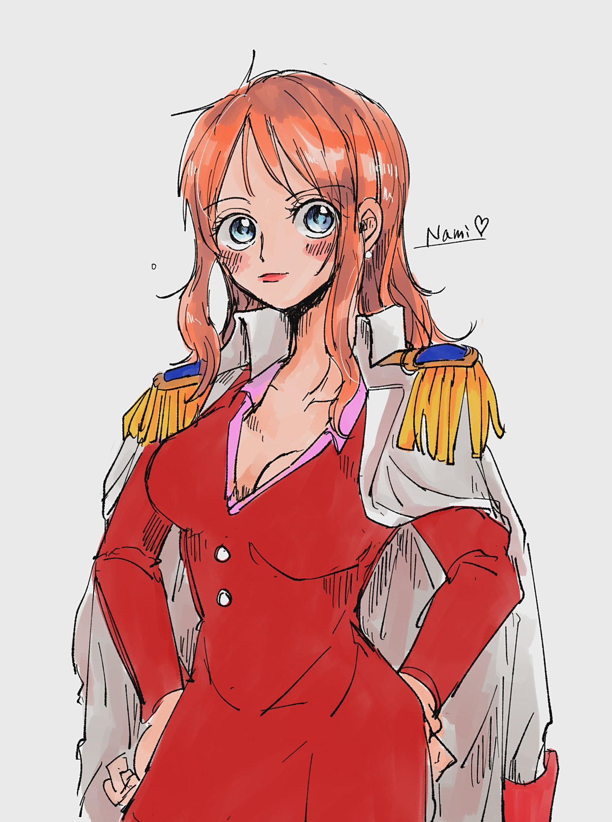 海贼王同人插画,超适合做头像,画师もみじ笔下的草帽团