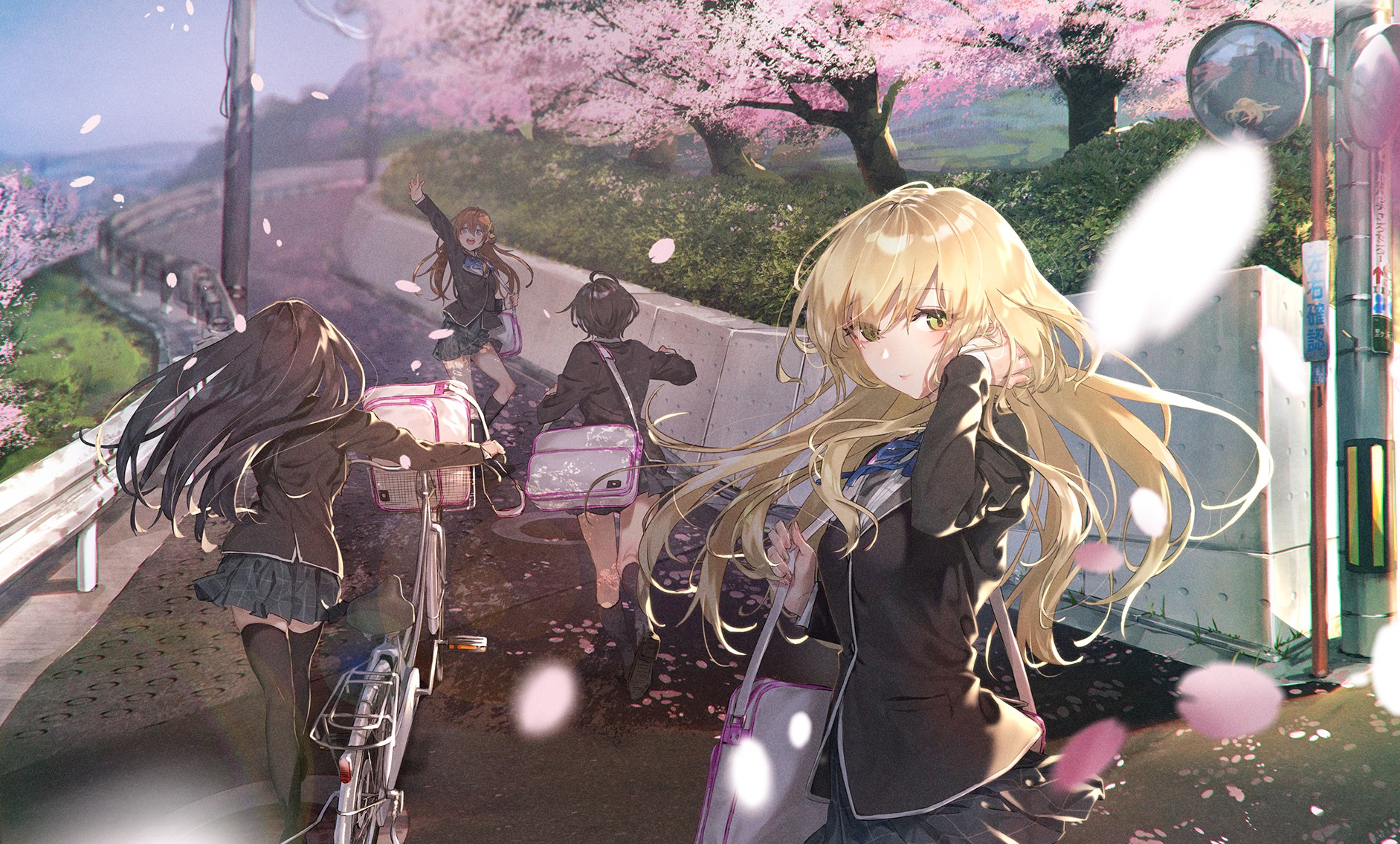 日本这位二次元画师(ろるあrolua)的动漫插画风格唯美,画风清新