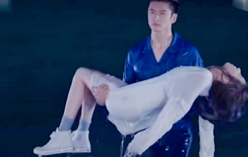 银幕cp公主抱合集,陆之昂颜末不愧是"颜值夫妇",男友力max