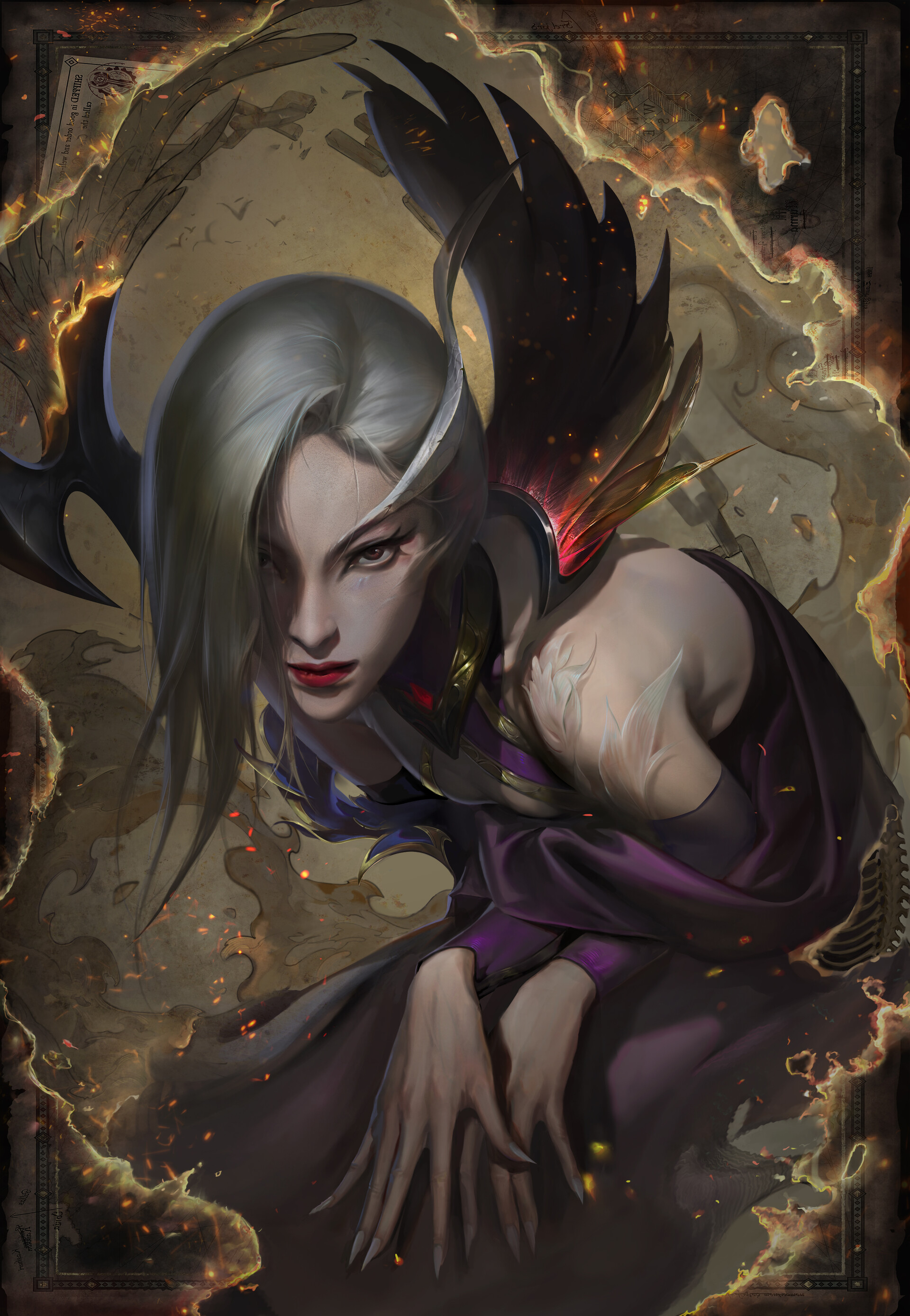 一组国产精美动漫人物插画作品欣赏!画技十分出色让人赏心悦目!