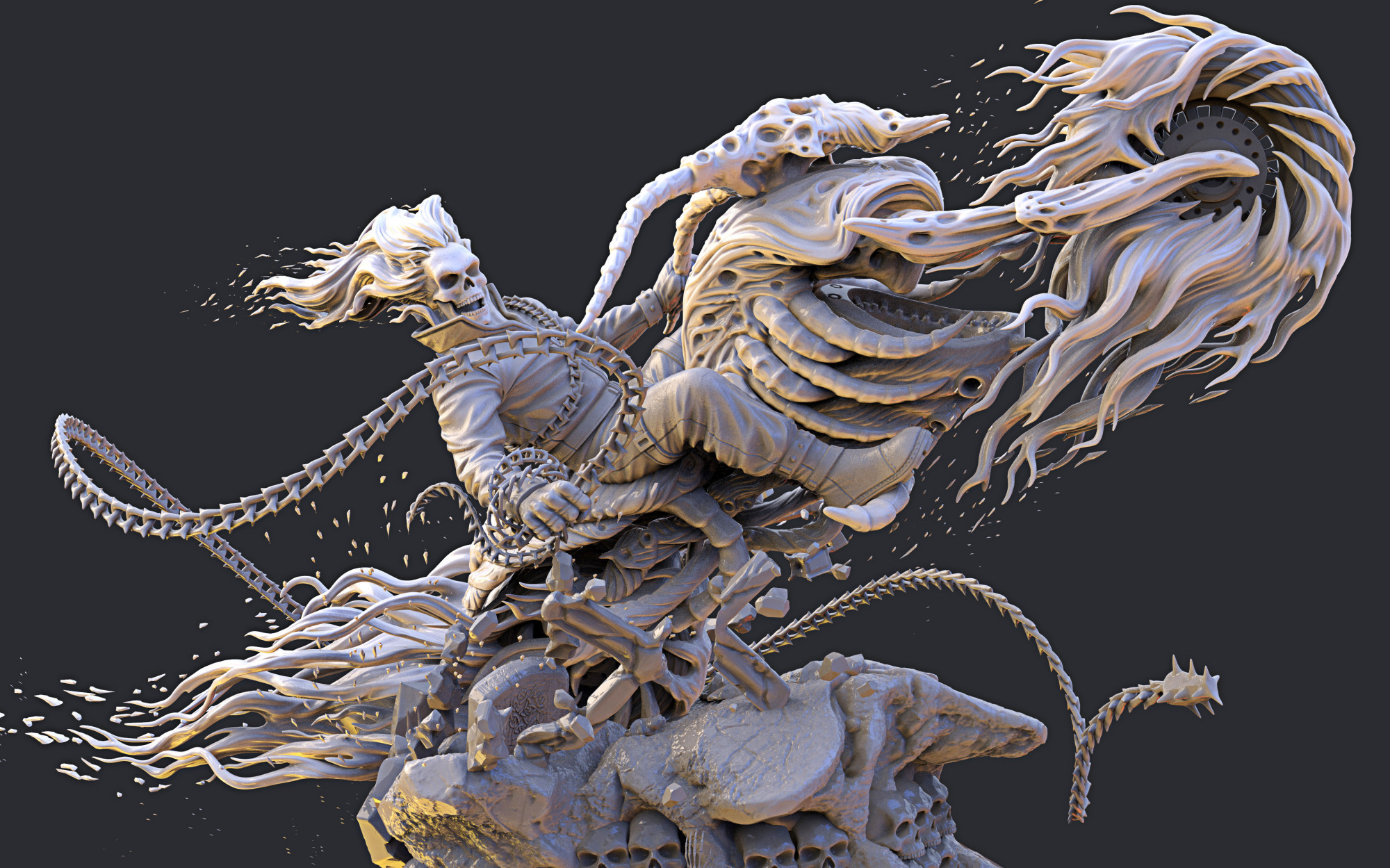 一组非常棒的3d人物建模作品欣赏!造型帅气制作十分精致!