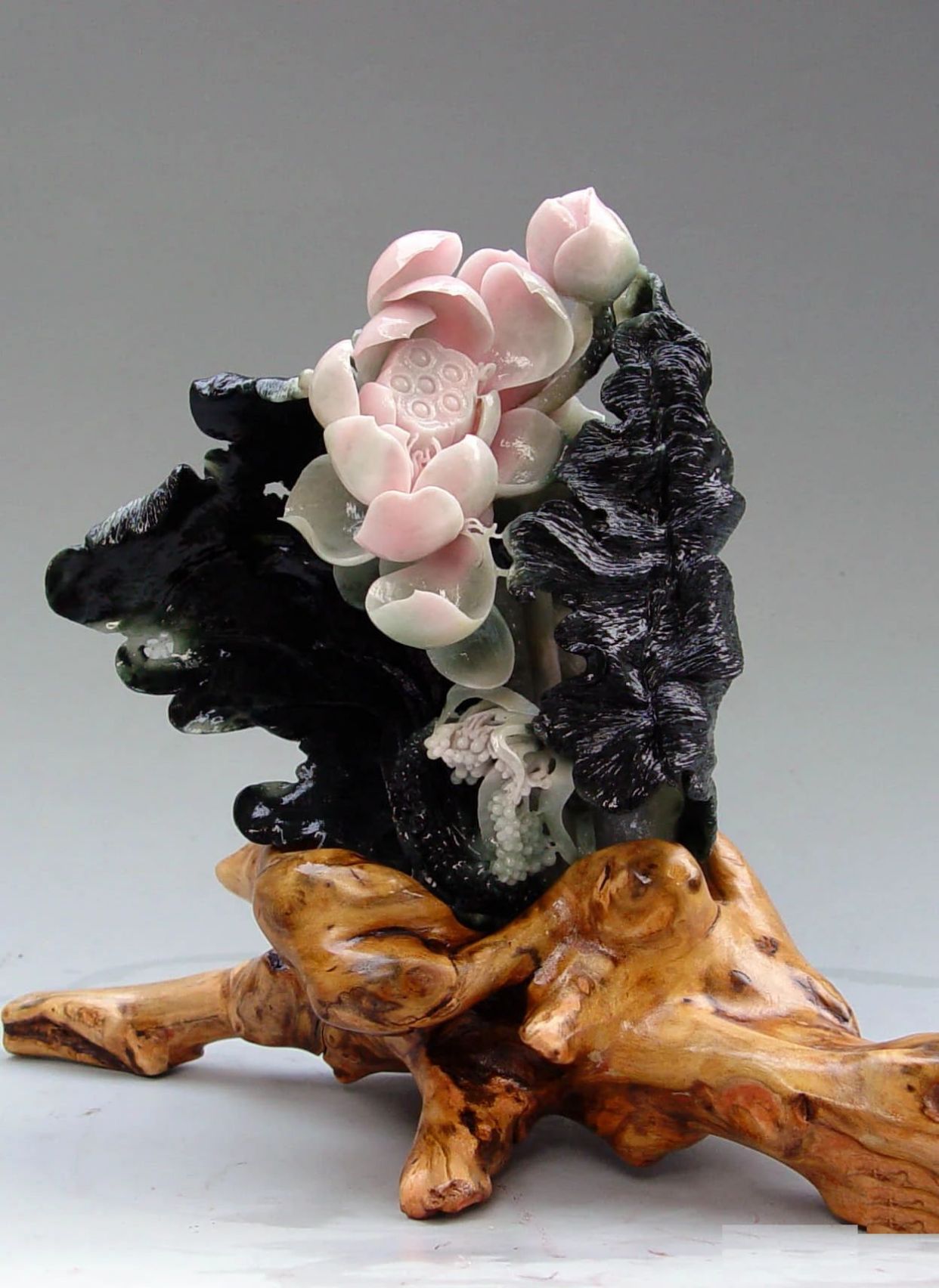 精品荷花摆件欣赏!