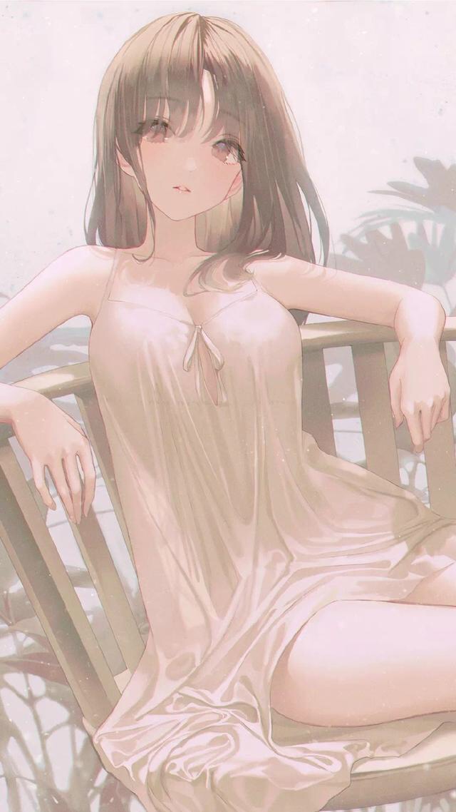 艺术家系列no.708-sul 日本插画师 带着一股甜糯糯感觉的娇羞女孩