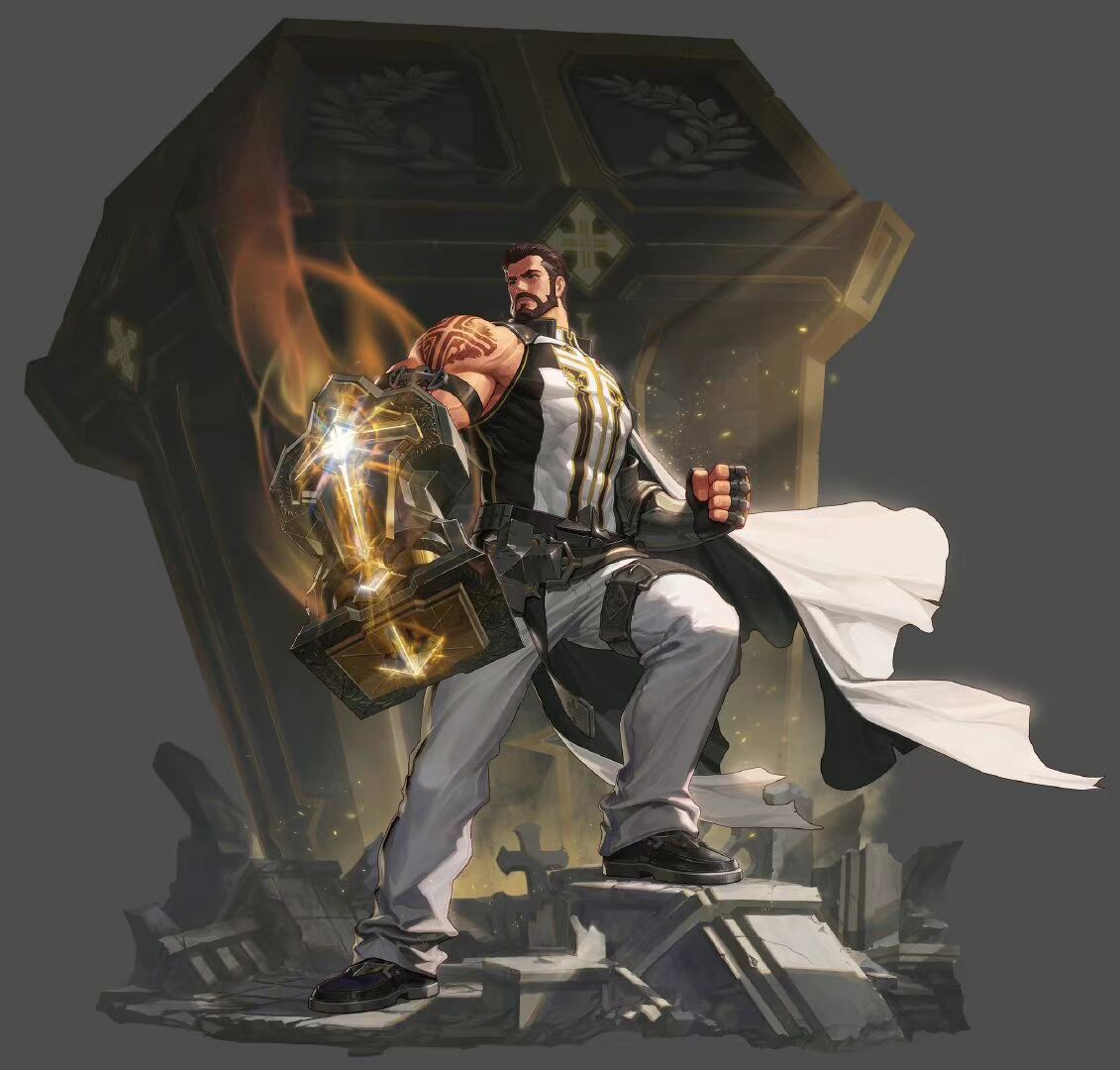 dnf壁纸图集:角色三次觉醒立绘——圣职者·男